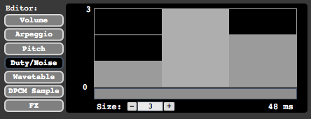 NES4L Duty/Noise Editor